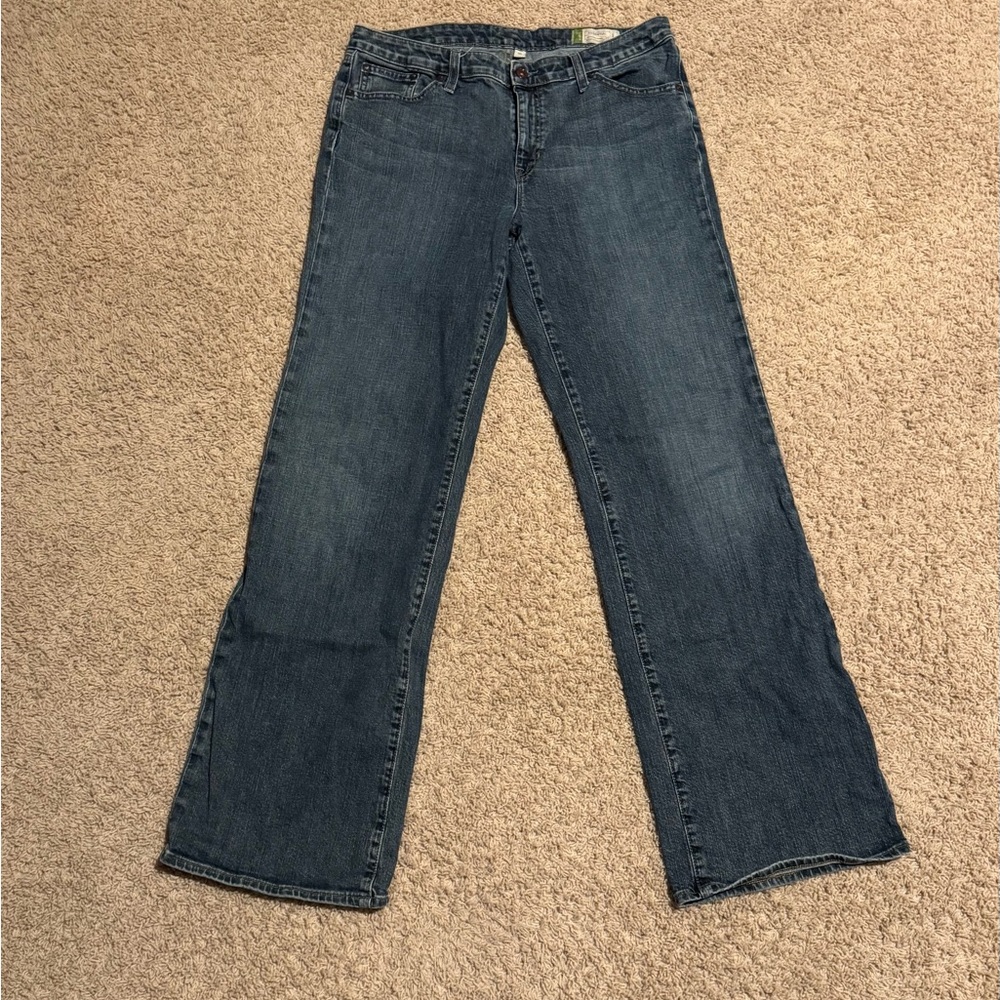 GAP Essential Dark Blue Wide Leg Jeans